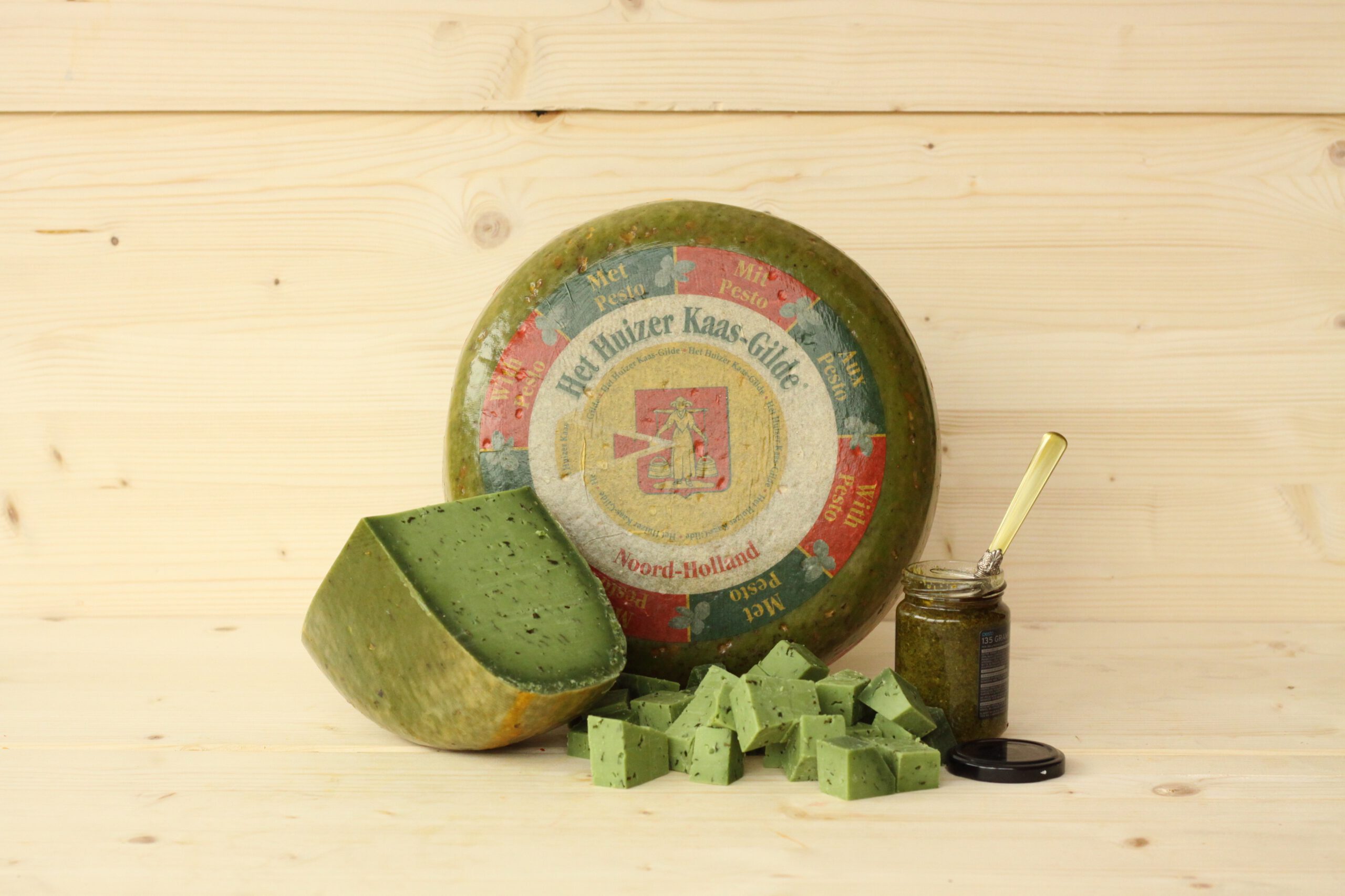 Groene Pesto Kaas 50+ Visser Kaas